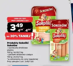 Netto Szyneczka drobiowa Sokoliki Sokołów plastry oferta