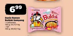 Netto Danie Ramen Buldak Carbonara Samyang oferta