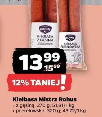 Netto Kiełbasa z gęsiną Mistrz Rohus oferta