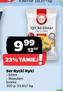 Netto Ser Rycki Ryki Edam kostka oferta
