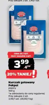 Netto Kurczak gotowany Pekpol plastry oferta