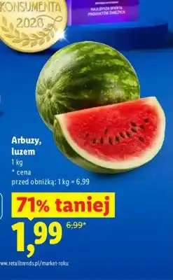 Lidl Arbuz luzem oferta