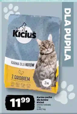 Netto Karma sucha dla kotów Kiciuś z drobiem oferta