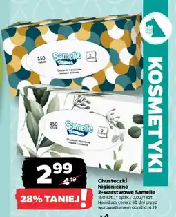 Netto Chusteczki higieniczne 2-warstwowe Samelle oferta