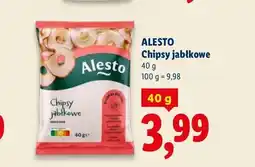 Lidl Chipsy jabłkowe Alesto oferta
