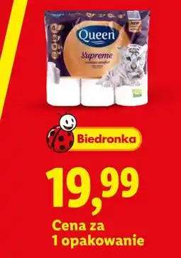 Lidl Papier toaletowy 4-warstwowy Queen Supreme oferta