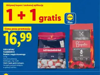 Lidl Brykiet z węgla drzewnego Grill&Fun oferta