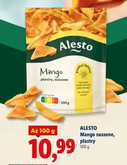 Lidl Mango suszone plastry Alesto oferta
