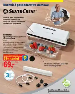 Lidl Zgrzewarka próżniowa z zestawem akcesoriów Silvercrest oferta