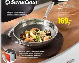 Lidl Wok ze stali szlachetnej o strukturze plastra miodu Ø 28 cm Silvercrest oferta