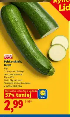 Lidl Cukinia polska luzem Ryneczek Lidla oferta