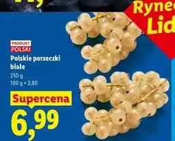 Lidl Polskie porzeczki białe Ryneczek Lidla oferta