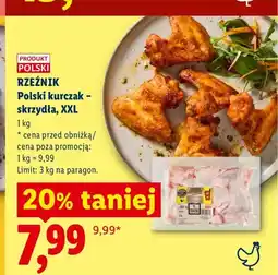 Lidl Skrzydła z kurczaka Rzeźnik XXL oferta