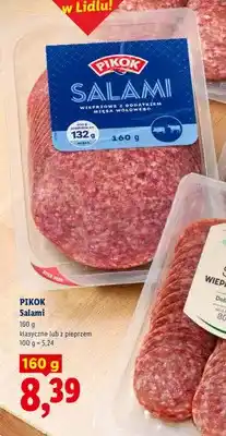 Lidl Salami wieprzowe klasyczne Pikok oferta