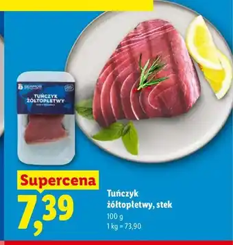Lidl Tuńczyk żółtopłetwy stek Seamor oferta