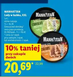 Lidl Lody Manhattan White Chocolate Pistachio oferta