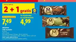 Lidl Lody na patyku Magnum Pistache Signature oferta