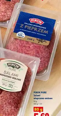 Lidl Salami wieprzowe z pieprzem Pikok oferta