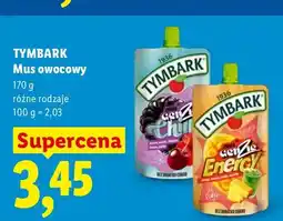 Lidl Mus owocowy Tymbark Energy oferta