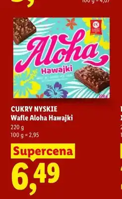 Lidl Wafle Aloha Hawajki Cukry Nyskie oferta