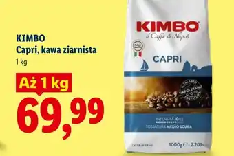 Lidl Kawa ziarnista Kimbo Capri oferta