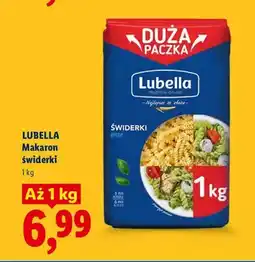 Lidl Makaron świderki Lubella oferta