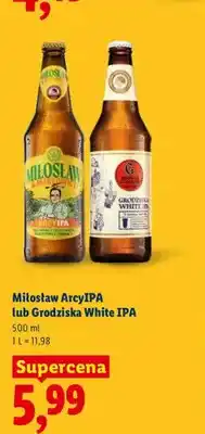 Lidl Piwo Miłosław ArcyIPA oferta