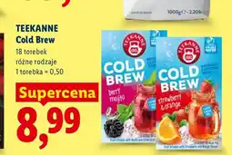 Lidl Herbata Teekanne Cold Brew Berry Mojito oferta