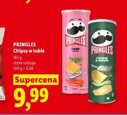 Lidl Chipsy w tubie Pringles Crab oferta