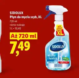 Lidl Płyn do mycia szyb Sidolux XL Arctic oferta