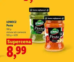 Lidl Pesto zielone Łowicz oferta