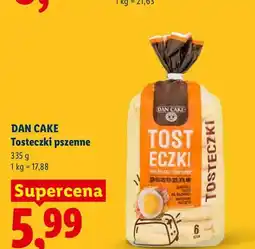 Lidl Tosteczki pszenne Dan Cake oferta