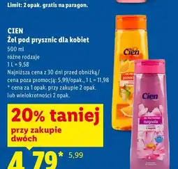 Lidl Żel pod prysznic dla kobiet Cien Pomarańcza oferta