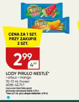 Chata Polska Lody Pirulo Nestlé arbuz oferta