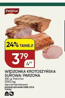 Chata Polska Wędzonka krotoszyńska surowa Peklimar oferta