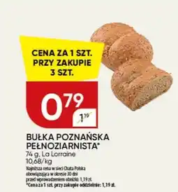 Chata Polska Bułka poznańska pełnoziarnista La Lorraine oferta