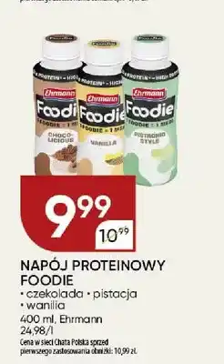Chata Polska Napój proteinowy Foodie czekolada Ehrmann oferta