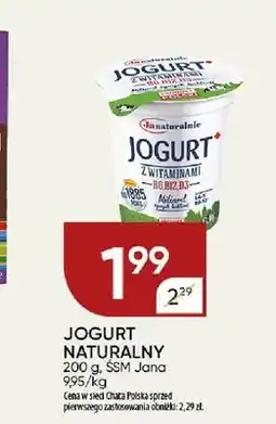 Chata Polska Jogurt naturalny SSM Jana oferta