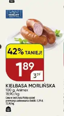 Chata Polska Kiełbasa Morlińska Animex oferta