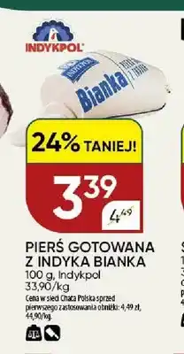 Chata Polska Pierś Gotowana z Indyka Bianka Indykpol oferta