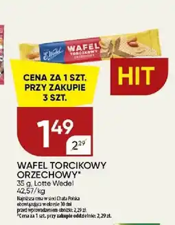 Chata Polska Wafel Torcikowy Orzechowy E.Wedel oferta