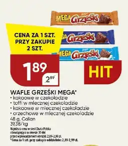 Chata Polska Wafel Grześki Mega kakaowy w czekoladzie oferta
