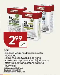 Chata Polska Sól alpejska warzona drobnoziarnista jodowana Prymat oferta