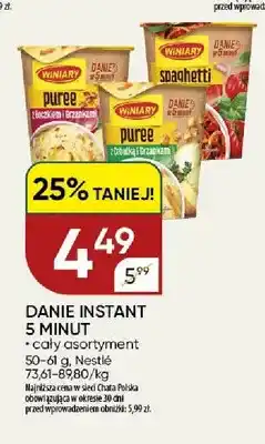 Chata Polska Danie instant 5 minut Winiary Puree z boczkiem i grzankami oferta
