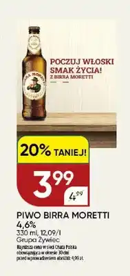 Chata Polska Piwo Birra Moretti oferta