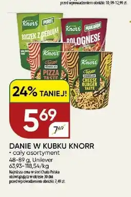Chata Polska Danie w kubku Knorr Boczek z cebulką oferta