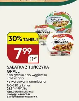 Chata Polska Sałatka z tuńczyka Graal po grecku oferta