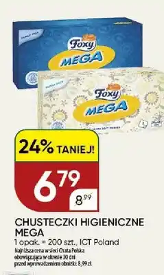 Chata Polska Chusteczki higieniczne Foxy Mega oferta