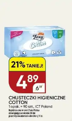 Chata Polska Chusteczki higieniczne Foxy Cotton oferta