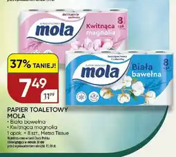Chata Polska Papier toaletowy Mola Biała bawełna oferta